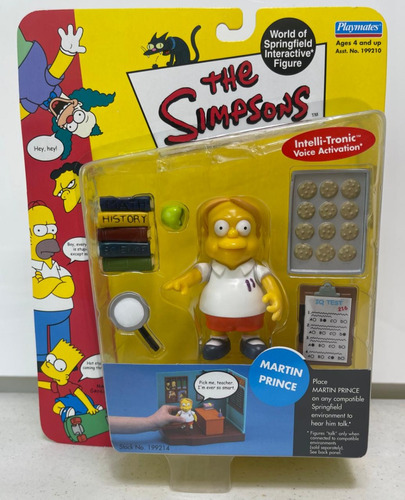 The Simpsons Series 5 Martin Prince 2001 Playmates 8cm C-19