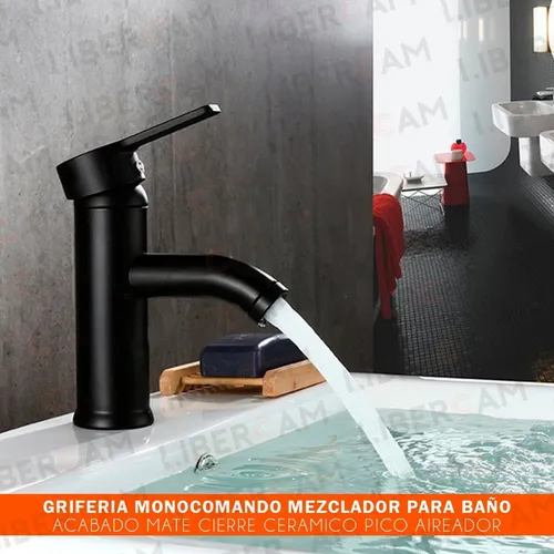 Canilla monocomando para baño sale