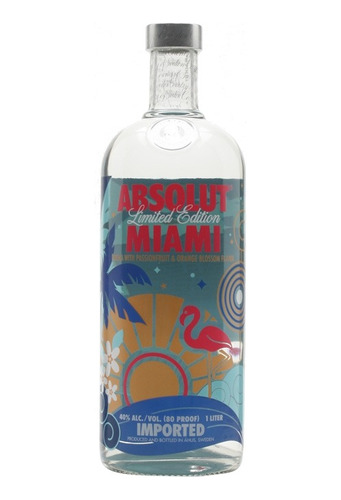 Vodka Absolut Miami