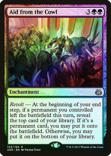 Magic Aid From The Cowl Aether Revolt Foil