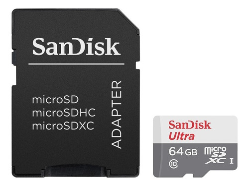 Micro Sd 64gb Sandisk Ultra Clase 10 Para Gopro Android