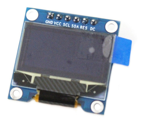  Pantalla 128x64 Lcd Oled De 0.96  Azul Con Spi 6 Pines 