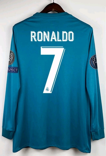 Jersey  Real Madrid 17/18 Manga Larga Ronaldo #7