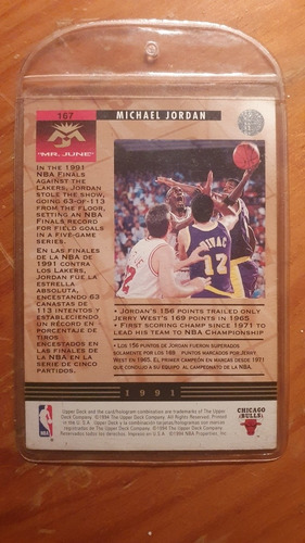 Carta Michael Jordan #167 (Usado)