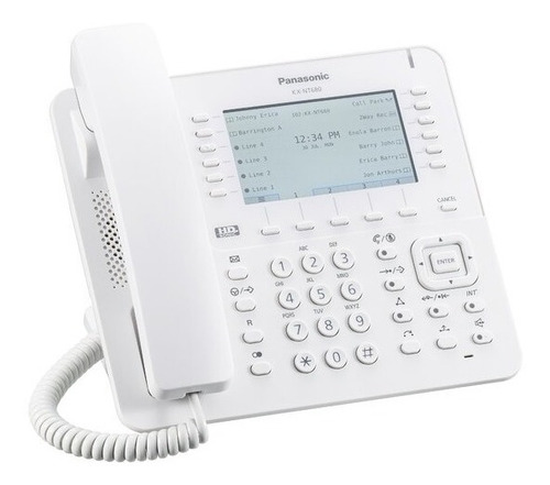 Telefono Ip Panasonic 4.3 Lcd 12 Botones Bluetooth Negro /v
