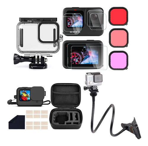 Bundle Aripowder Kit Accesorio Para Gopro Hero 9 Negro