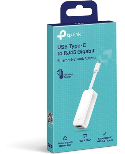 Imagen 5 de 8 de Adaptador De Red Tp Link Ue300c Gigabit Usb Tipo C 3.0 Rj45