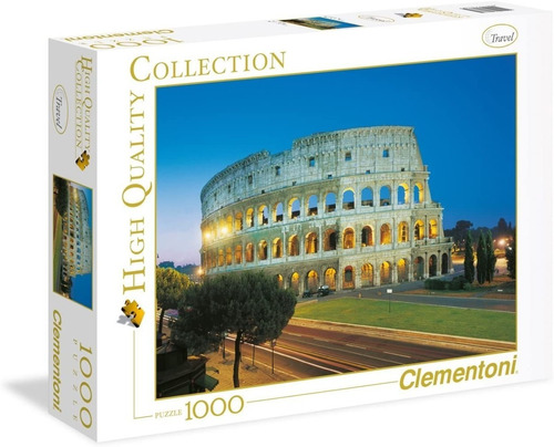 39455 Coliseo Roma Italia Rompecabezas Clementoni 1000 Pzas