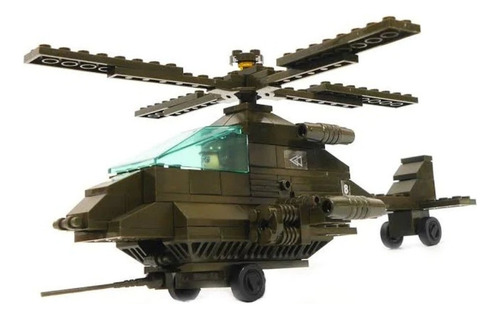 Sluban Army Helicóptero De Guerra Bloques De Construcción Cantidad De Piezas 158