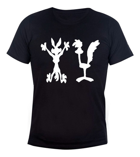 Remera Algodón Unisex Coyote Y Bugs Bunny