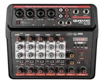 Comprar Mesa De Som Soundvoice 6 Canais Xlr P10 Interface Usb Mc6bt 