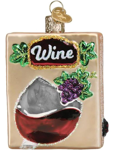 Adornos De Copa De Vino Caja Árbol De Navidad