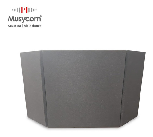 Imagen 4 de 6 de Pantalla Acústica De Escritorio Home Office Plegable Musycom