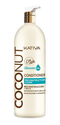 Imagen 1 de 1 de Acondicionador Kativa Coconut L - Ml A $38