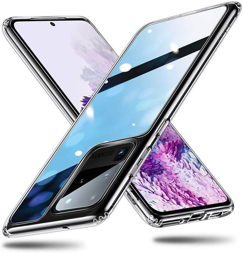 Bumper Samsung Galaxy S20 Ultra Esr + Vidrio Trasero Clear