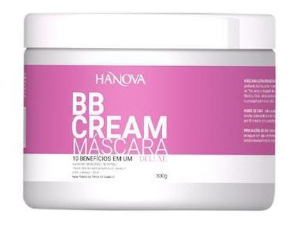 Máscara Hanova Bb Cream 300ml - Hidratação E Brilho Intenso