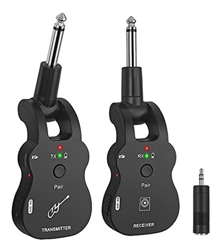 Sistema De Guitarra Inalámbrico Jigiu Uhf Receptor De Transm