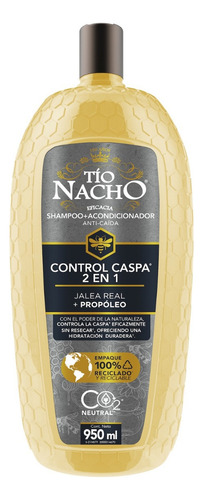 Tio Nacho 2 En 1 Shampoo + Acondicionador Anti Caspa, 950ml.