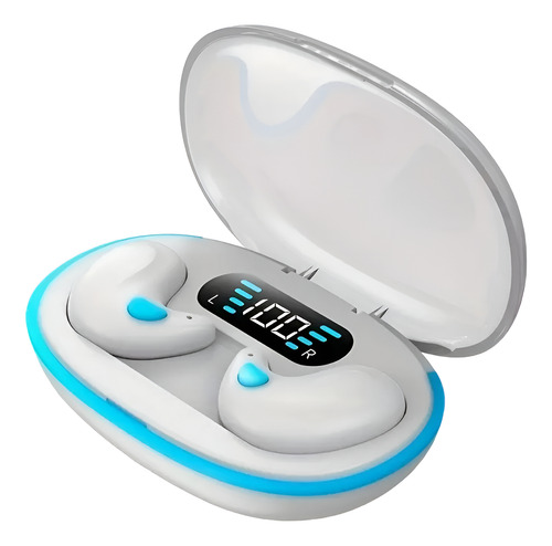Audífonos Inalámbricos Ultrafino Tws Bluetooth 5.3 Micrófono Blanco