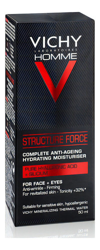 Crema Vichy Homme Structure Force Antiedad 50 Ml