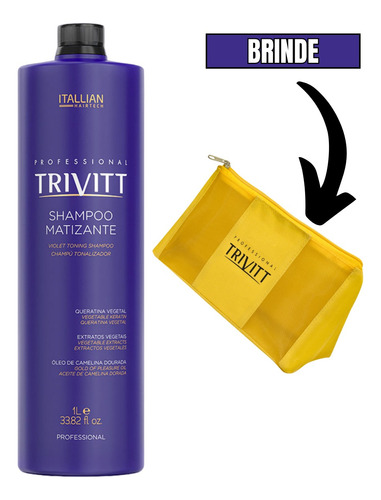 Shampoo Matizante Itallian Trivitt - 1l