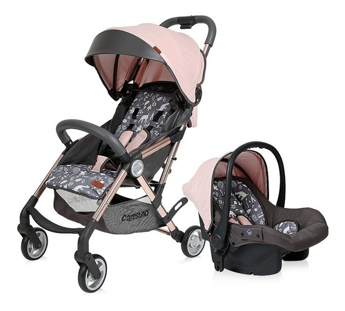 Cochecito de paseo Carestino Travel System Cici Con Huevito CO015-AZ rosa