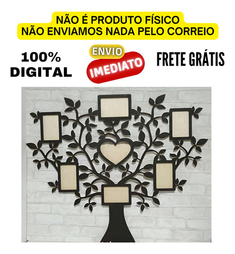 Pacote Arquivos Vetores Porta Retrato Corte Laser + Brindes
