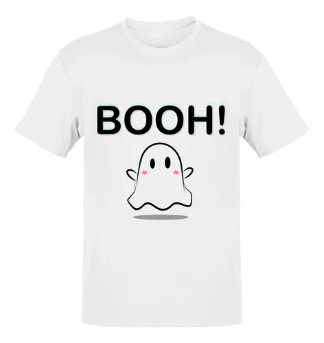 CAMISETA INFANTIL ou ADULTO FANTASMA FOFO HALLOWEEN