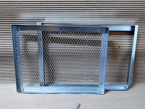 Puerta Acero Inox P/ Revestir Con Vent Envio Hidros Urbanos