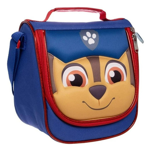 Lonchera Escolar Infantil Térmica Paw Patrol Chase Ruz Azul Paw Patrol