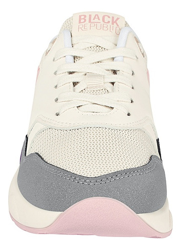 Tenis Dama Black Republic Ps202462726 Textil Beige