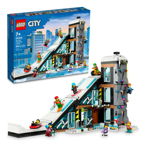 Kit Lego Lego City 60366 Centro De Esquí Y Escalada 1045 Pz