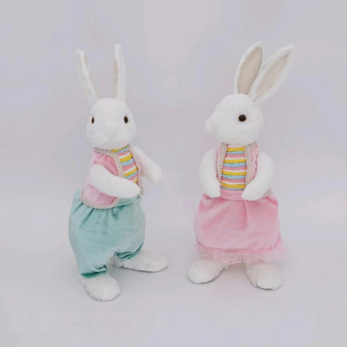 De Pascua De Peluche, Estatua De Conejo, Regalo De Estilo C