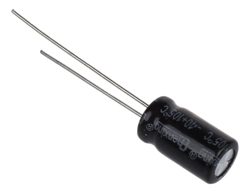 50 Unidades De Capacitor Eletrolítico De Alumínio 220uf 16v