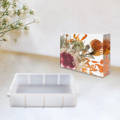 Silicone Mold Epoxy Resin Casting Mould Dried Rectángulo