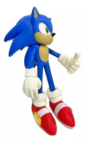 Oferta! Boneco sonic vermelho com 27 cm - Hobbies e coleções