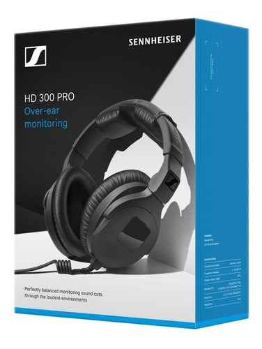 Audifonos Sennheiser  Hd 300 Pro Atenuacion De Ruido Nuevo