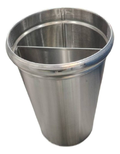 Bote Nevero Acero 15 Lt. C/ Tapa Con Division