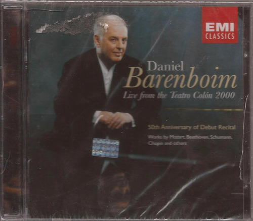 Cd Daniel Barenboim Live From The Teatro Colon 2000 (sellado