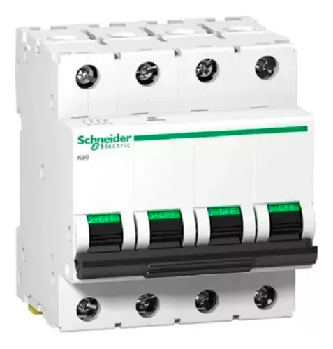 Termica Termomagnético Schneider 4x32a C60n Acti 9 A9n11804