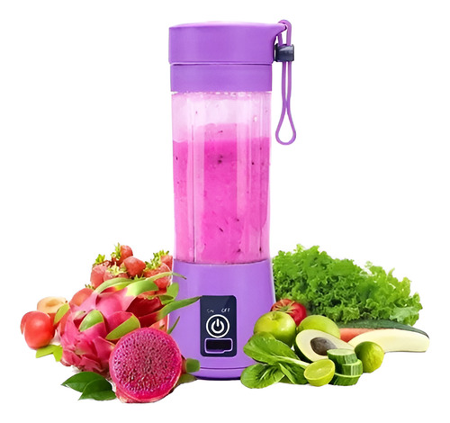 Batidora Portatil Verde Licuadora Portatil Usb Violeta
