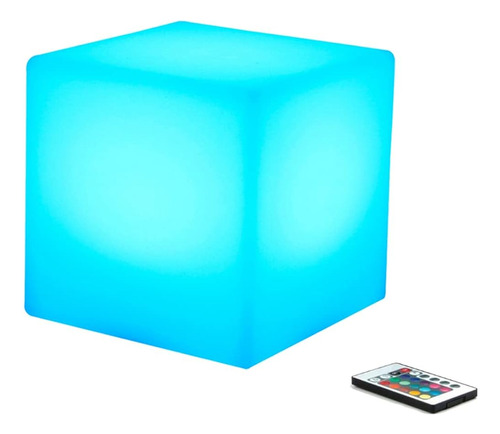 Borelor Led Cube Light, 4-inch Recargable & Remote Control M