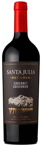 Vinho Argentino Tinto Cabernet Sauvignon Reserva Santa Julia 750ml