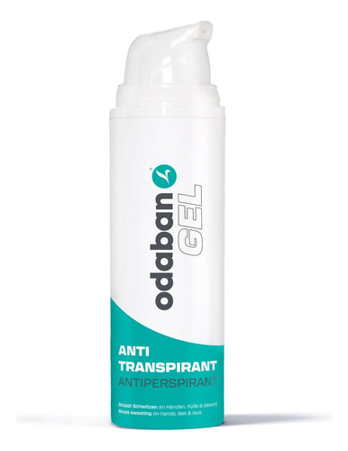 Antitranspirante Odaban Gel 50ml Unisex - Protección Efectiva Contra La Sudoración Excesiva En Manos, Pies Y Rostro