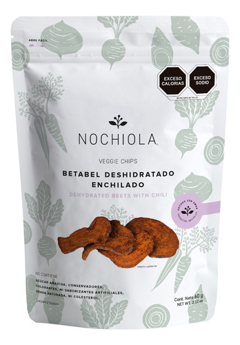 Snack Betabel Verdura Deshidratada Enchilada Saludable 60g