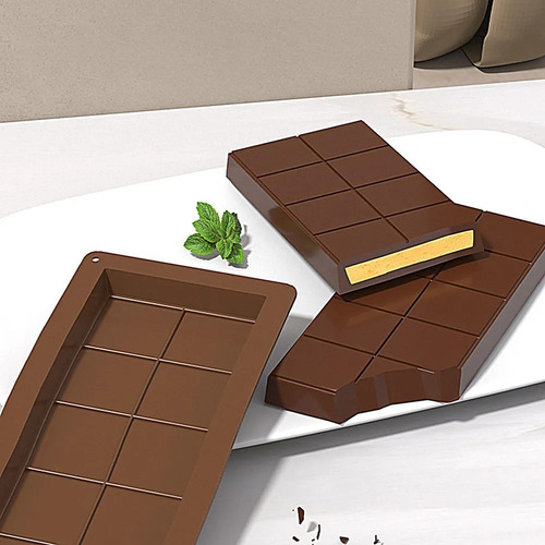 Molde De Barra De Chocolate Molde De Chocolate Rectangular M