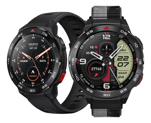 Reloj Inteligente Mibro Watch Gs Active 47mm 1,3'' Negro Diseño de la malla Lisa
