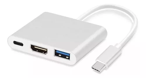 Image 1 of 6 of Usb Type C Hub Adapter 3 In 1 To Hdmi 4k + Usb 3.0 + Usb C