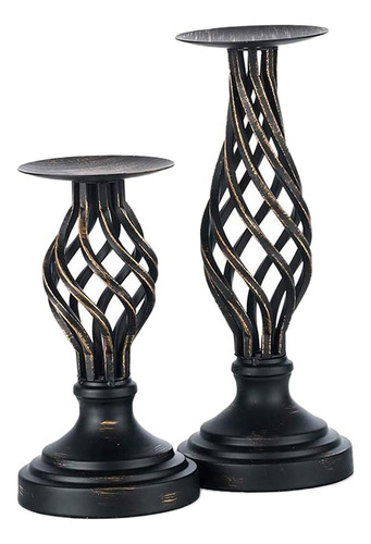 Metal Candle Holder For Stand Table 20.5cm 28cm