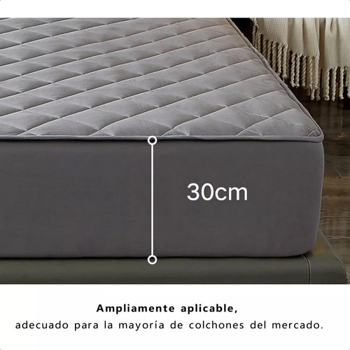 Cubrecolchón Impermeable 1.5 Plazas + Funda De Almohada